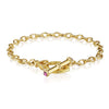 BEADED RHODOLITE TOGGLE BRACELET