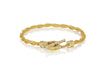SINGLE BRAIDED BRACELET WITH DIAMOND TOGGLE