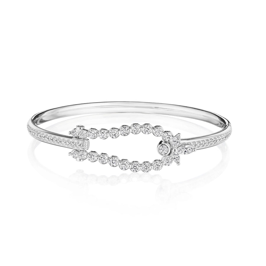 HERA MARQUISE DIAMOND BUCKLE BANGLE