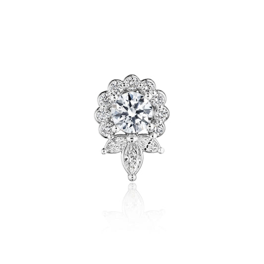 HERA MARQUISE DIAMOND CIRCLE JACKET STUD