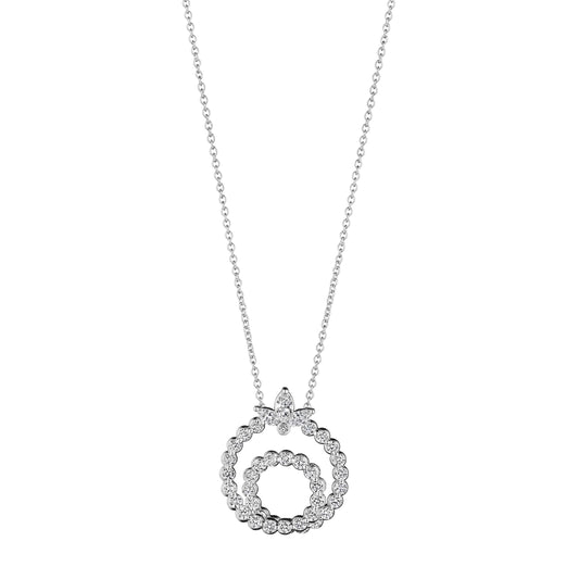 HERA MARQUISE SPIRAL DIAMOND PENDANT