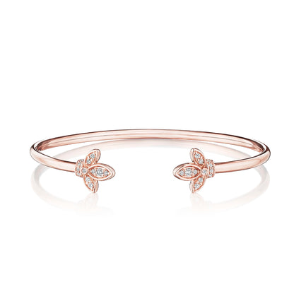 ATHENA MARQUISE DIAMOND TOI ET MOI BANGLE