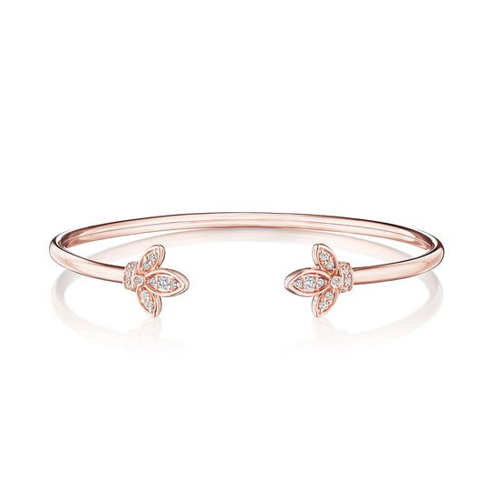 ATHENA MARQUISE DIAMOND TOI ET MOI BANGLE