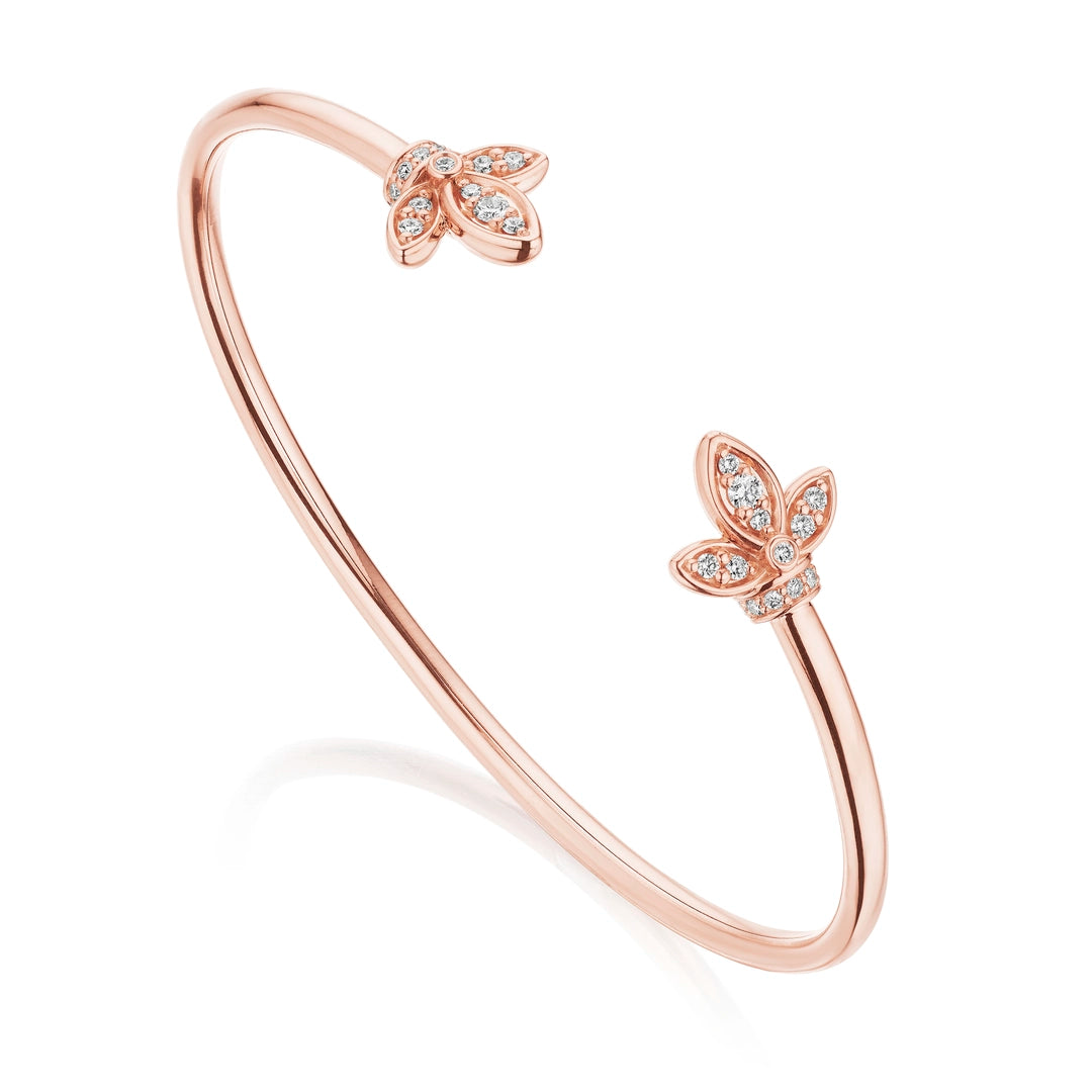 ATHENA MARQUISE DIAMOND TOI ET MOI BANGLE