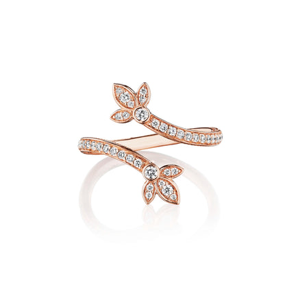 ATHENA MARQUISE DIAMOND TOI ET MOI RING