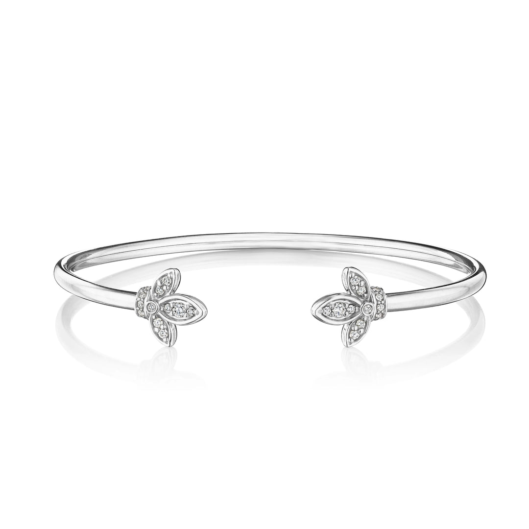 ATHENA MARQUISE DIAMOND TOI ET MOI BANGLE