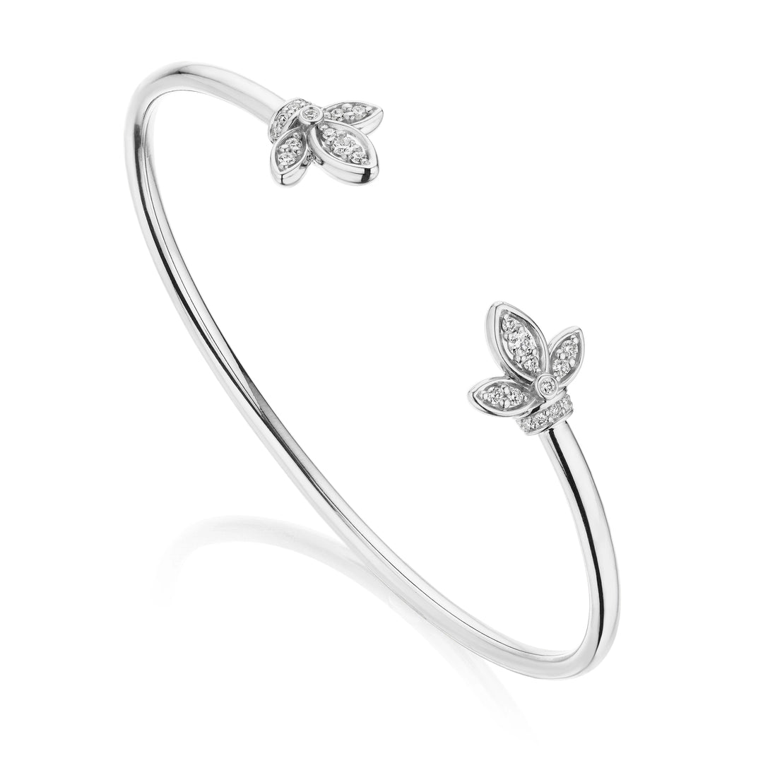 ATHENA MARQUISE DIAMOND TOI ET MOI BANGLE