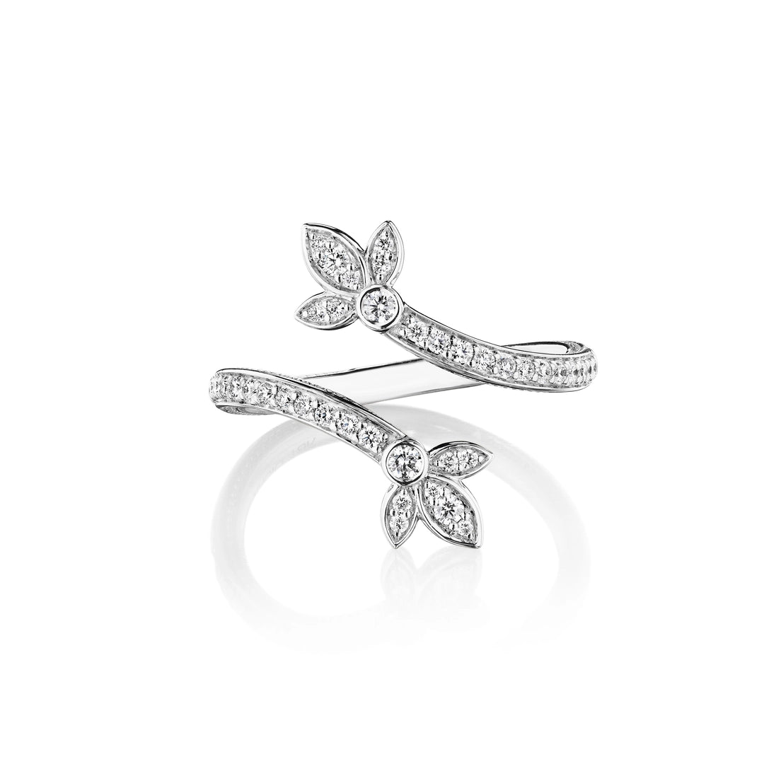 ATHENA MARQUISE DIAMOND TOI ET MOI RING
