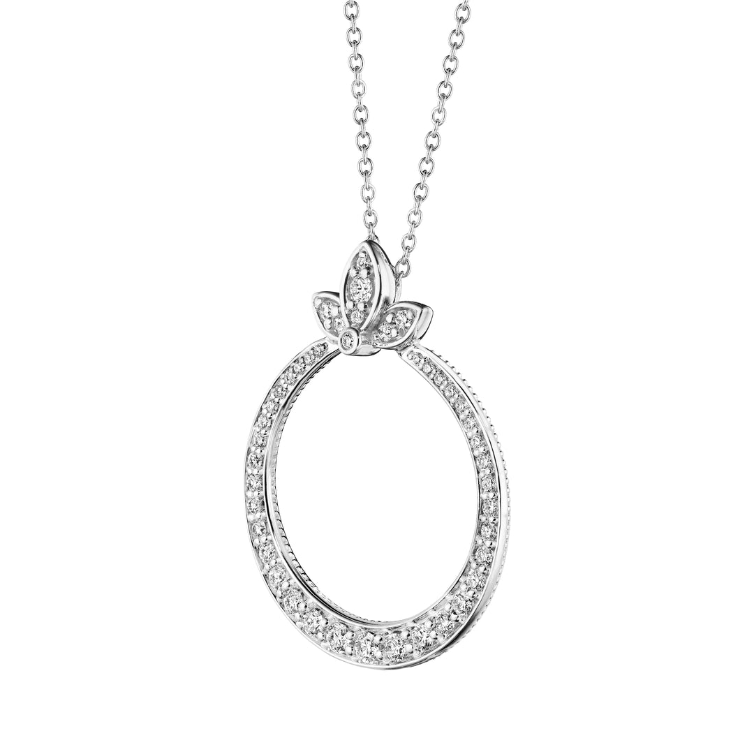 ATHENA MARQUISE GRADUATED DIAMOND CIRCLE PENDANT