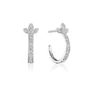 18MM ATHENA MARQUISE DIAMOND HOOP