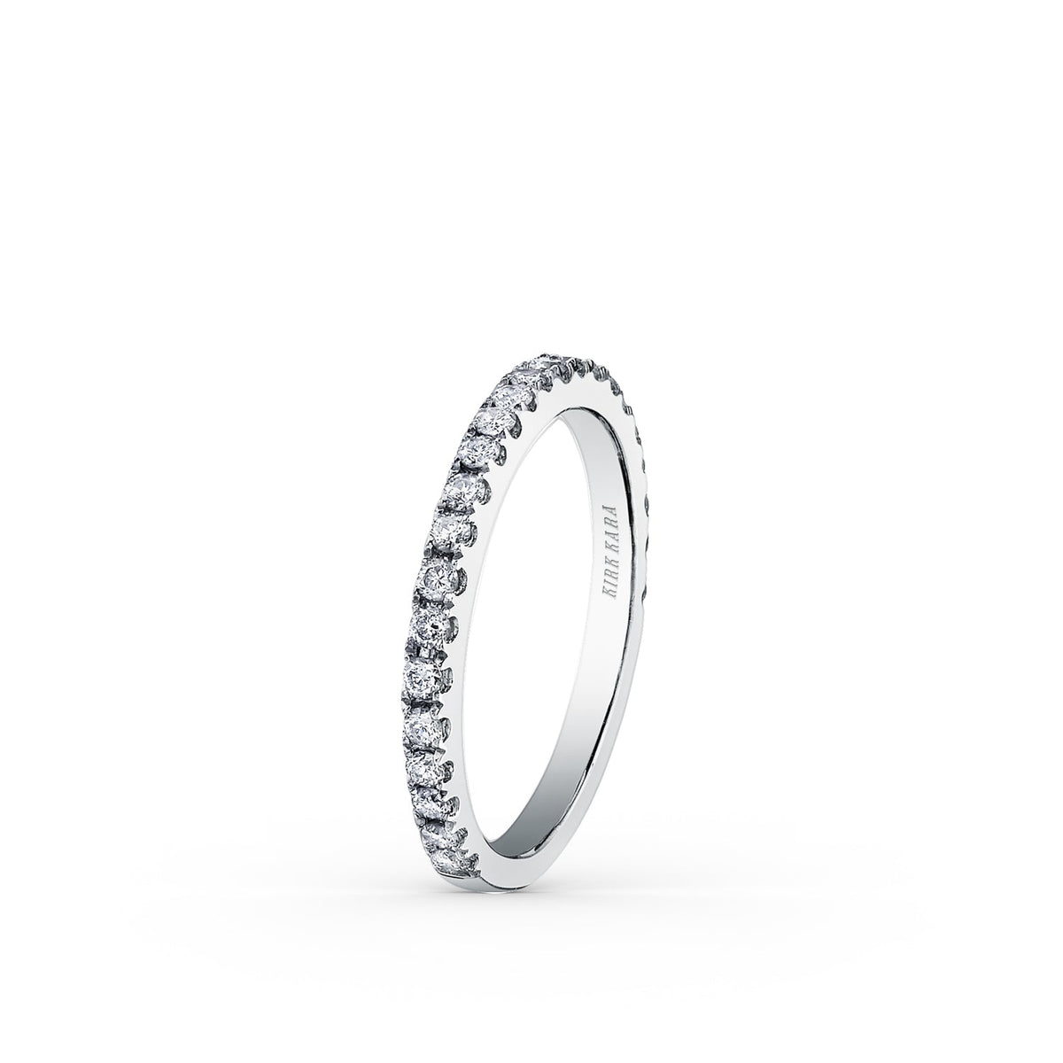 Stackable Elegant Modern Diamond Wedding Band