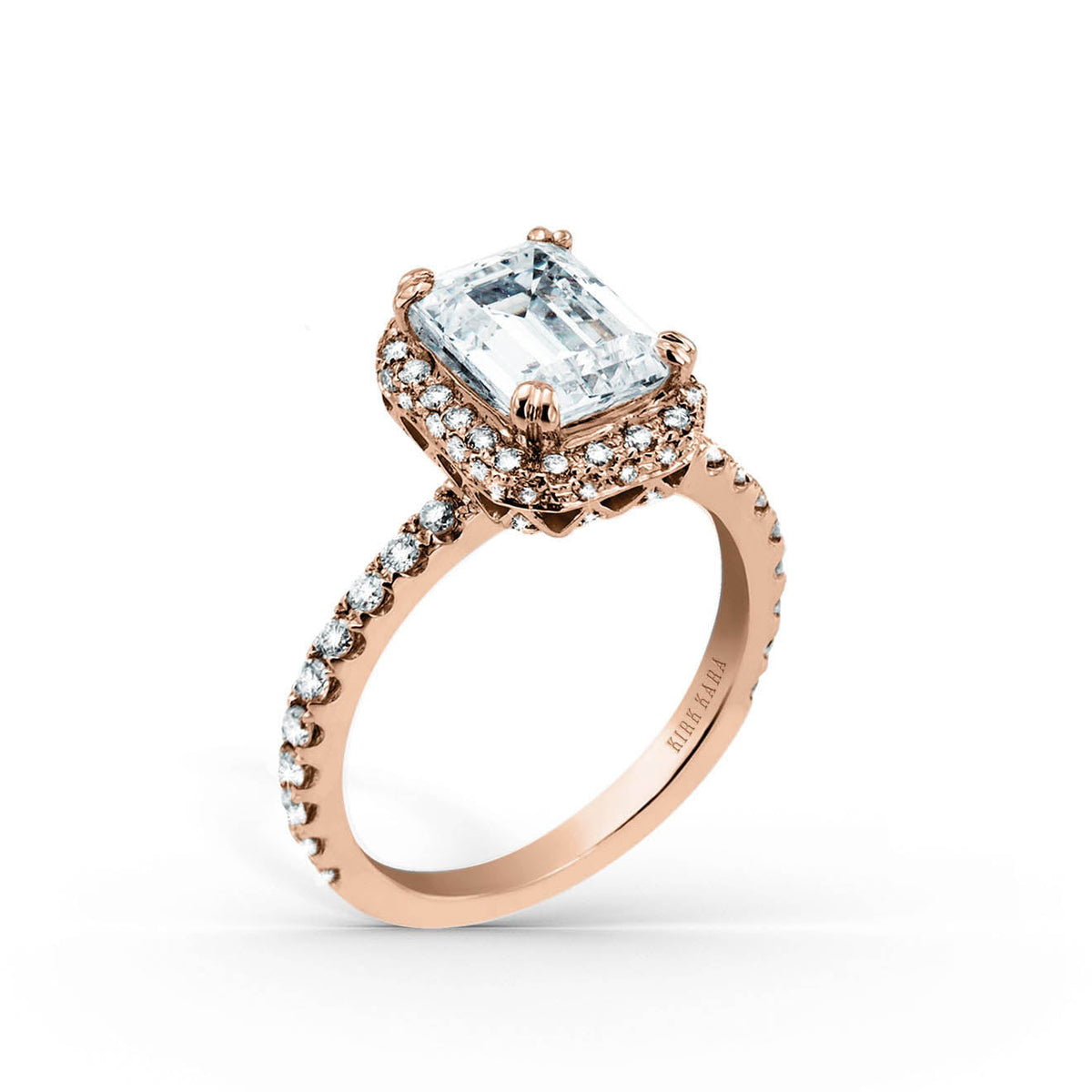 Elegant Halo Diamond Engagement Ring