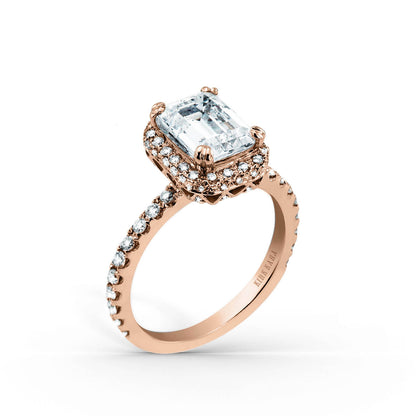 Elegant Halo Diamond Engagement Ring