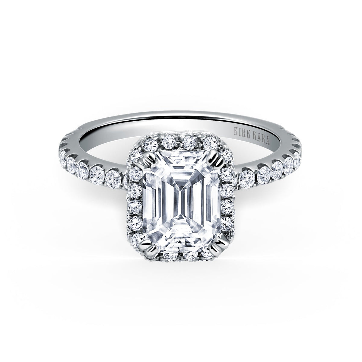 Elegant Halo Diamond Engagement Ring