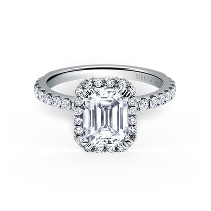 Elegant Halo Diamond Engagement Ring