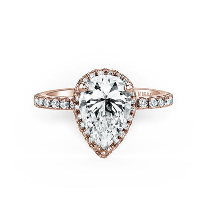 Elegant Halo Diamond Engagement Ring