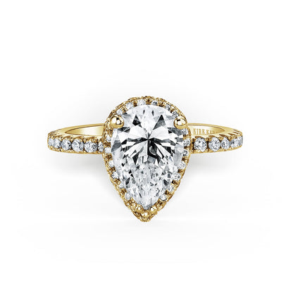 Elegant Halo Diamond Engagement Ring