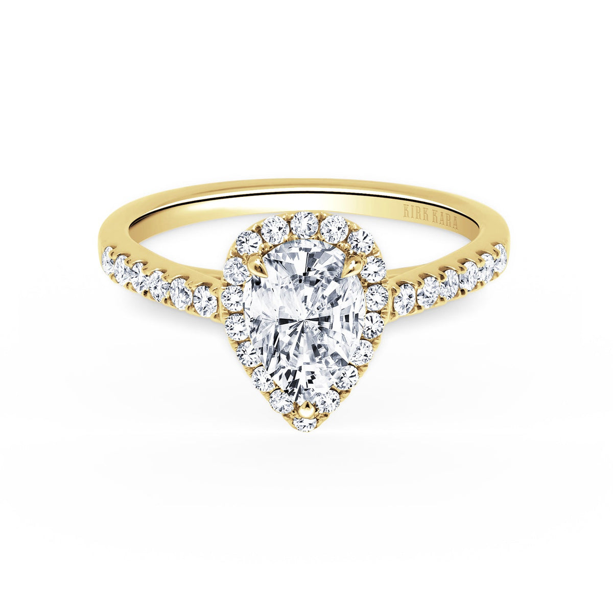 Classic Delicate Prong Set Halo Diamond Engagement Ring