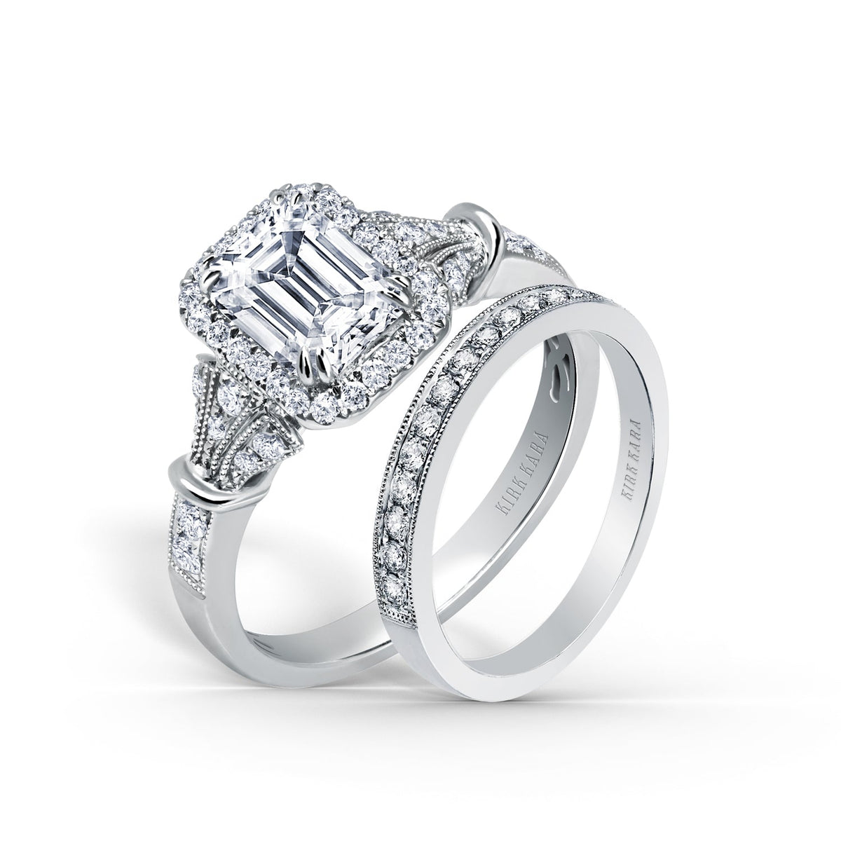 Milgrain Refined Diamond Wedding Band