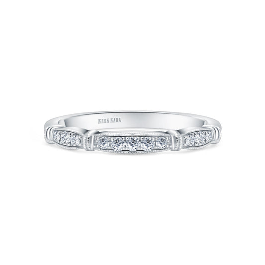 Traditional Pavé Diamond Wedding Band