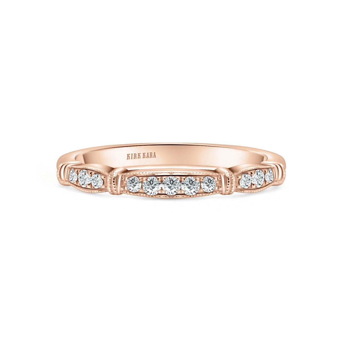 Traditional Pavé Diamond Wedding Band