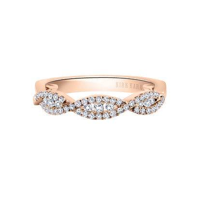 Classic Twist Channel Diamond Wedding Band