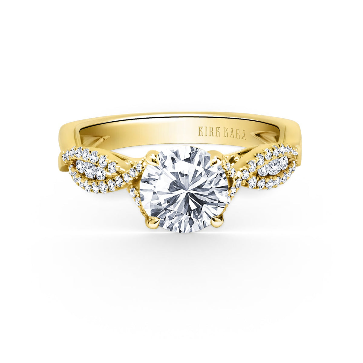 Classic Twist Channel Diamond Engagement Ring