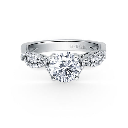 Classic Twist Channel Diamond Engagement Ring
