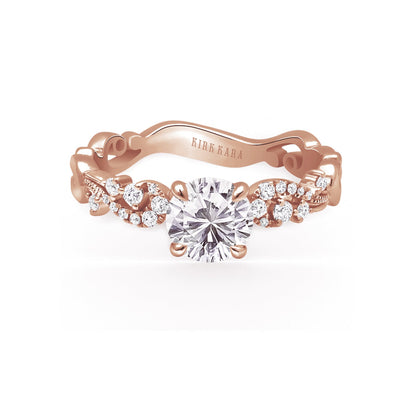 Artisan Crown Diamond Engagement Ring