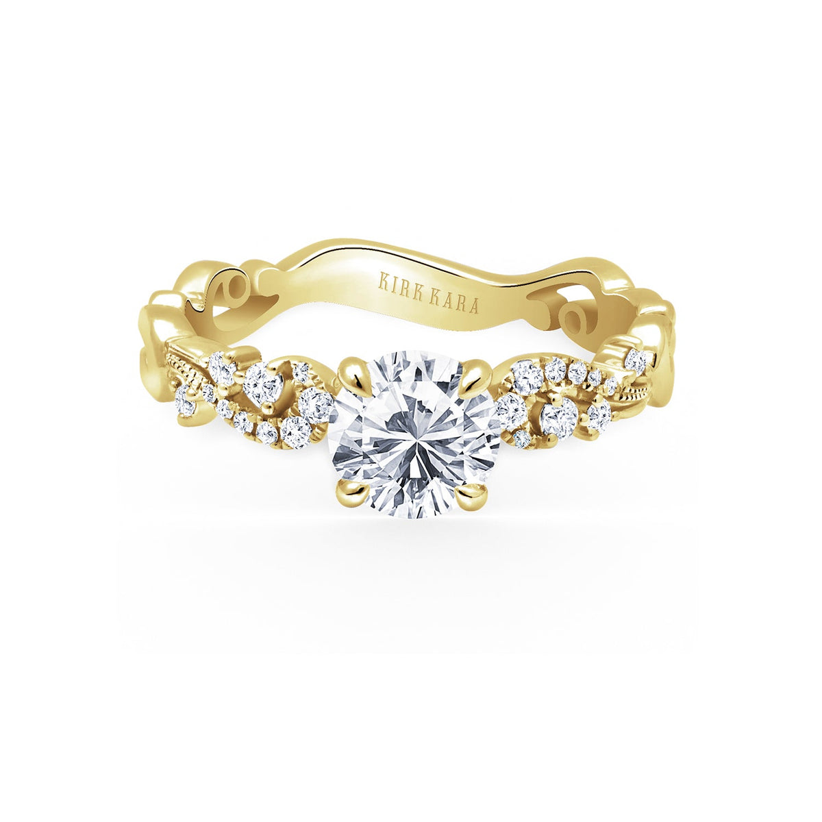 Artisan Crown Diamond Engagement Ring
