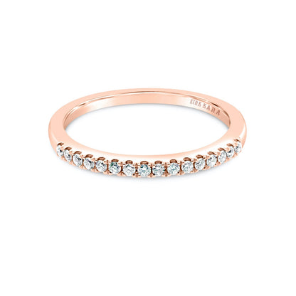 Classic Prong Set Straight Diamond Wedding Band