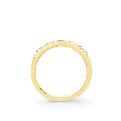 Classic Prong Set Straight Diamond Wedding Band