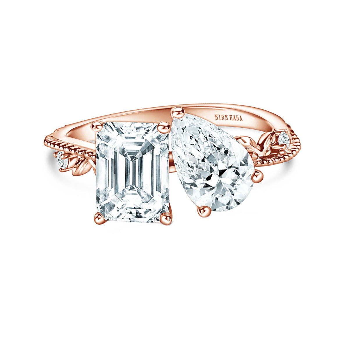 Floral Moi et Toi Diamond Engagement Ring