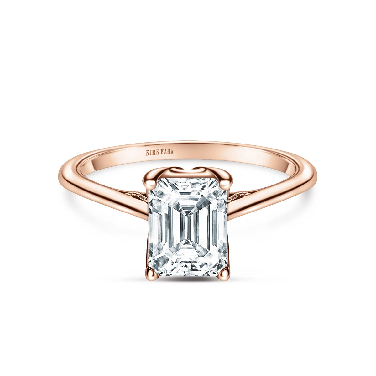Classic Filigree Milgrain Solitaire Engagement Ring
