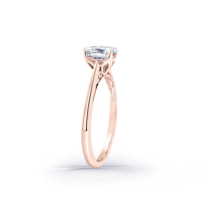 Classic Filigree Milgrain Solitaire Engagement Ring