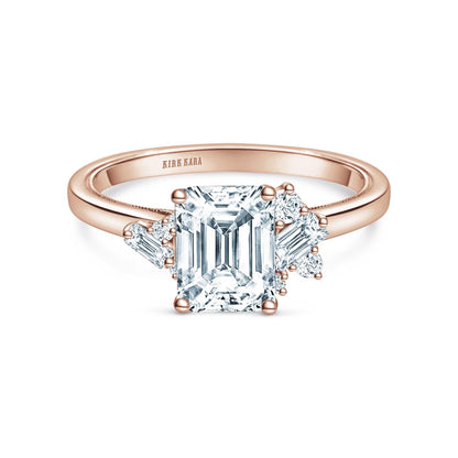 Modern Cluster Boho Diamond Engagement Ring