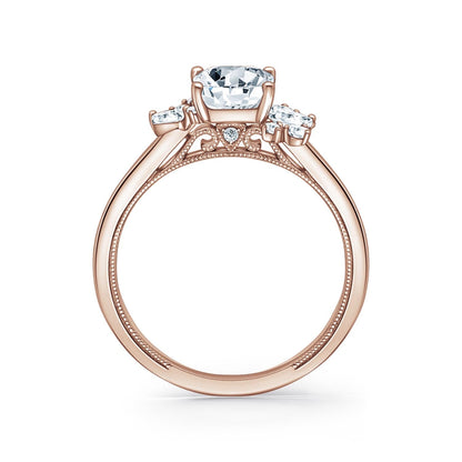 Modern Cluster Boho Diamond Engagement Ring