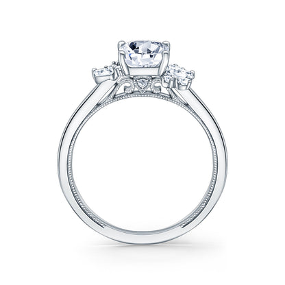 Modern Cluster Boho Diamond Engagement Ring