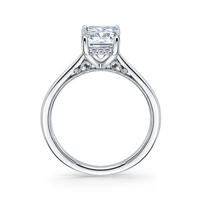 Hidden Halo Classic Solitaire Engagement Ring