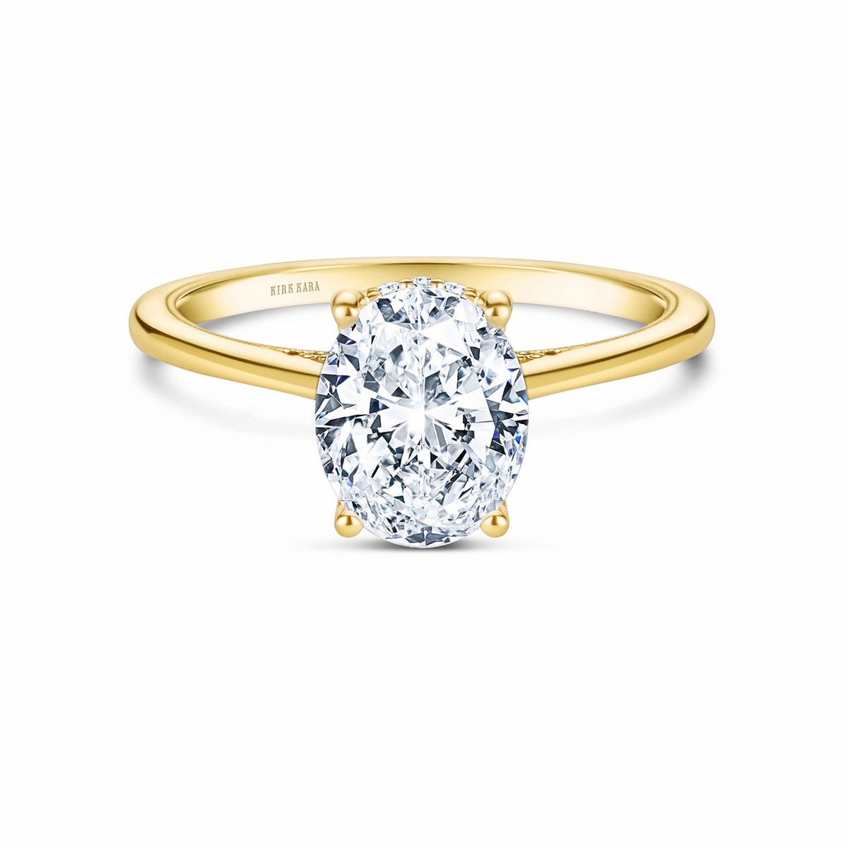 Hidden Halo Classic Solitaire Engagement Ring