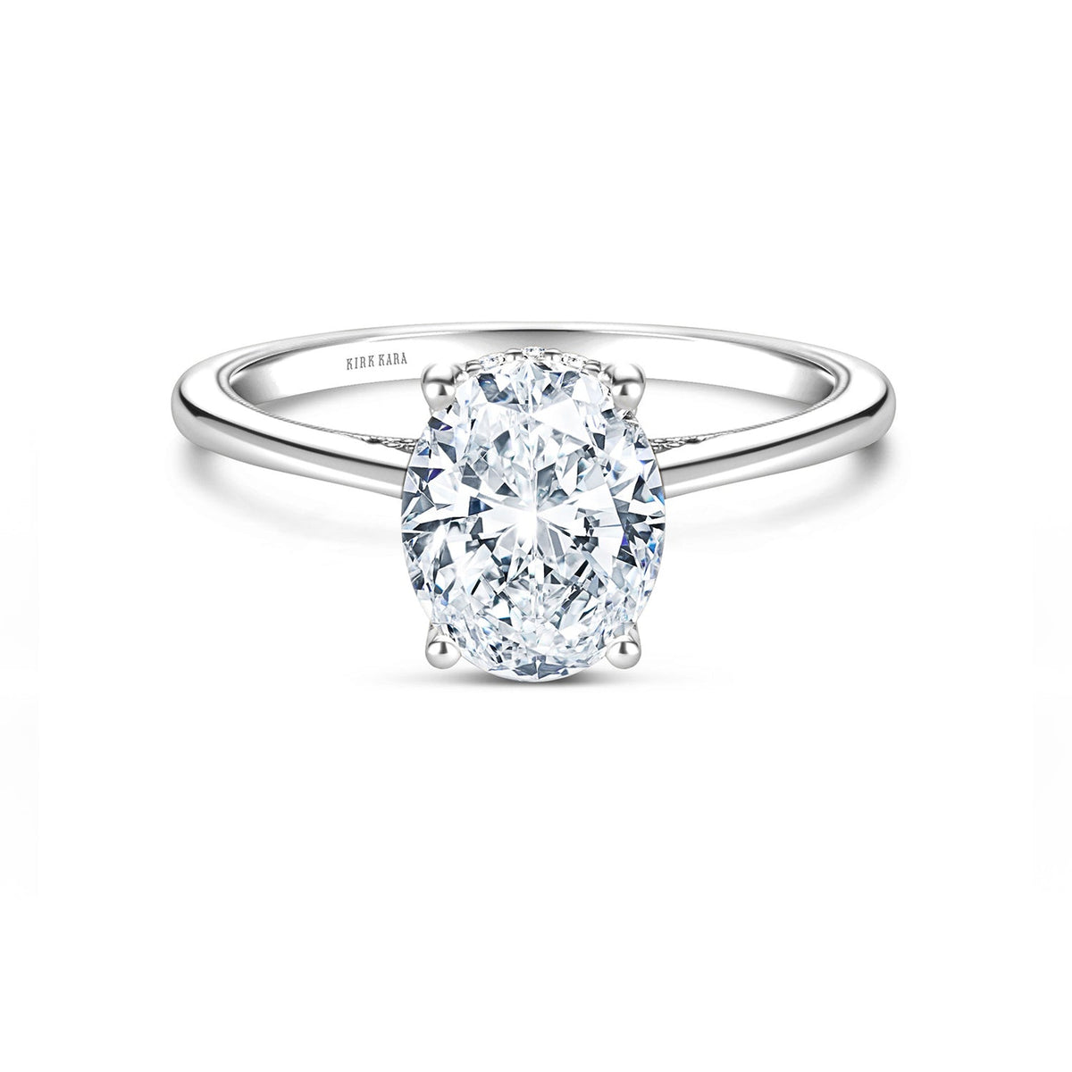 Hidden Halo Classic Solitaire Engagement Ring