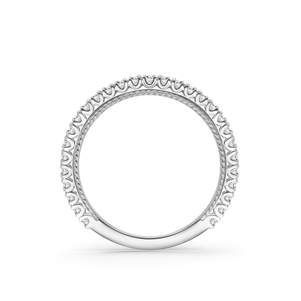 Rope Timeless Diamond Wedding Band