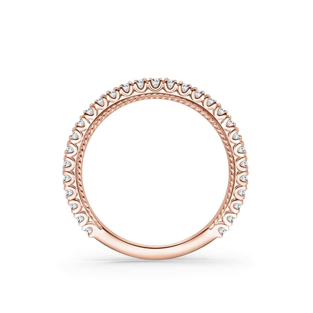 Rope Timeless Diamond Wedding Band