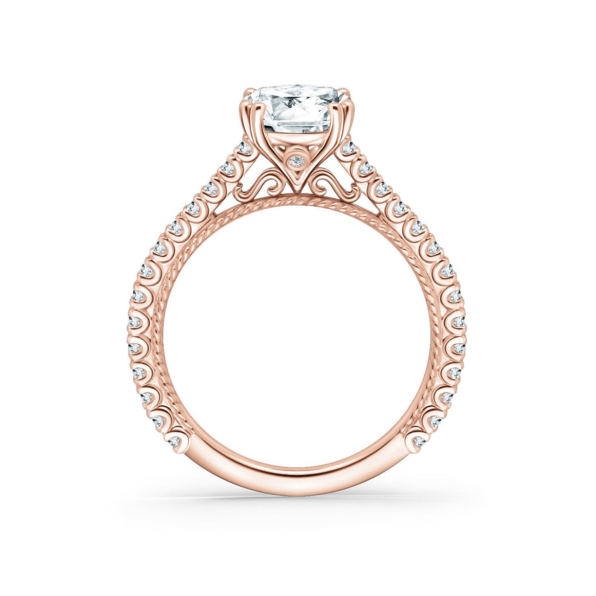 Rope Timeless Diamond Engagement Ring