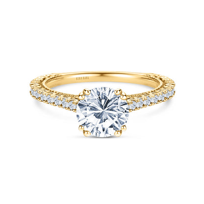 Rope Timeless Diamond Engagement Ring