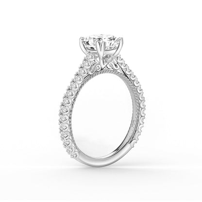 Rope Timeless Diamond Engagement Ring