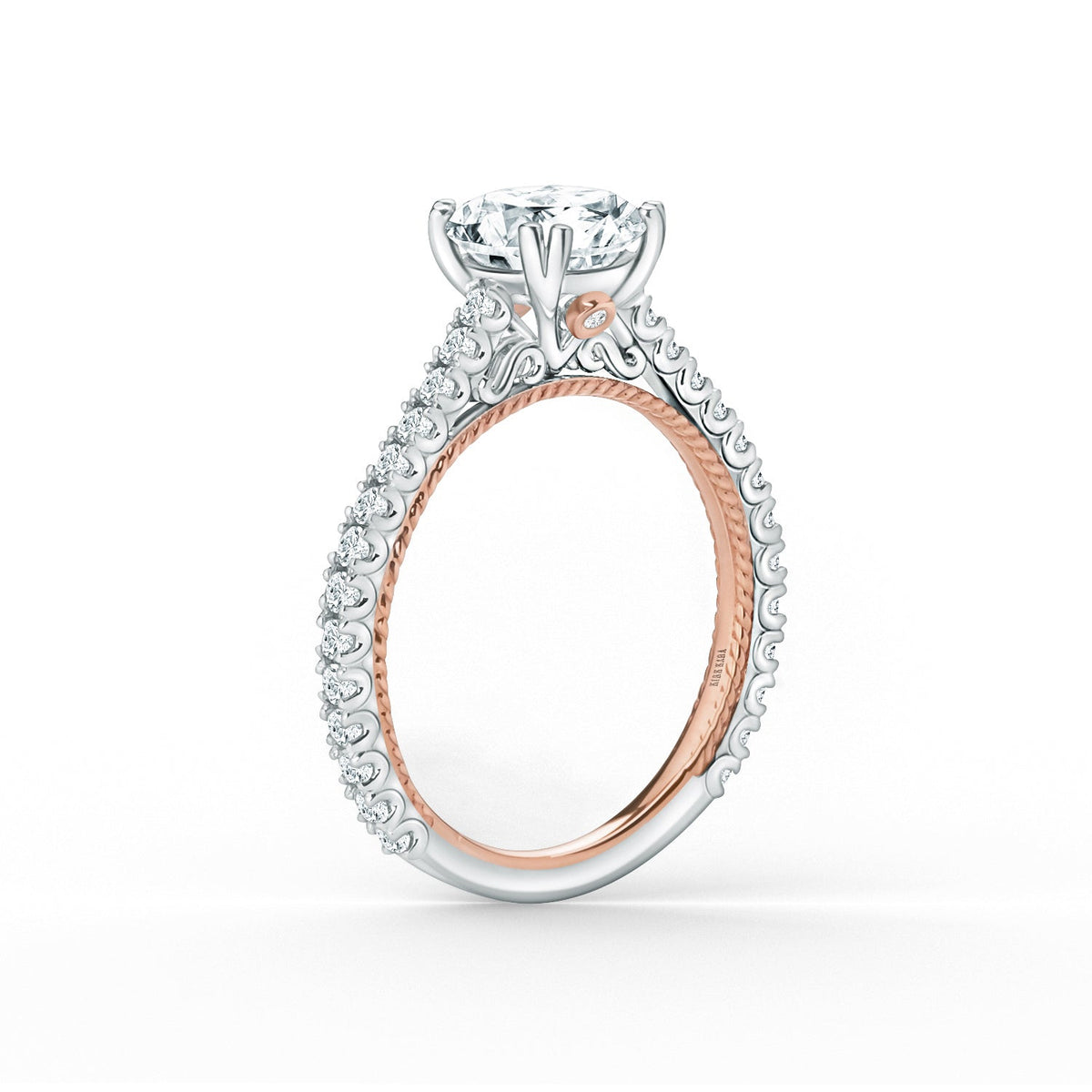 Rope Timeless Diamond Engagement Ring