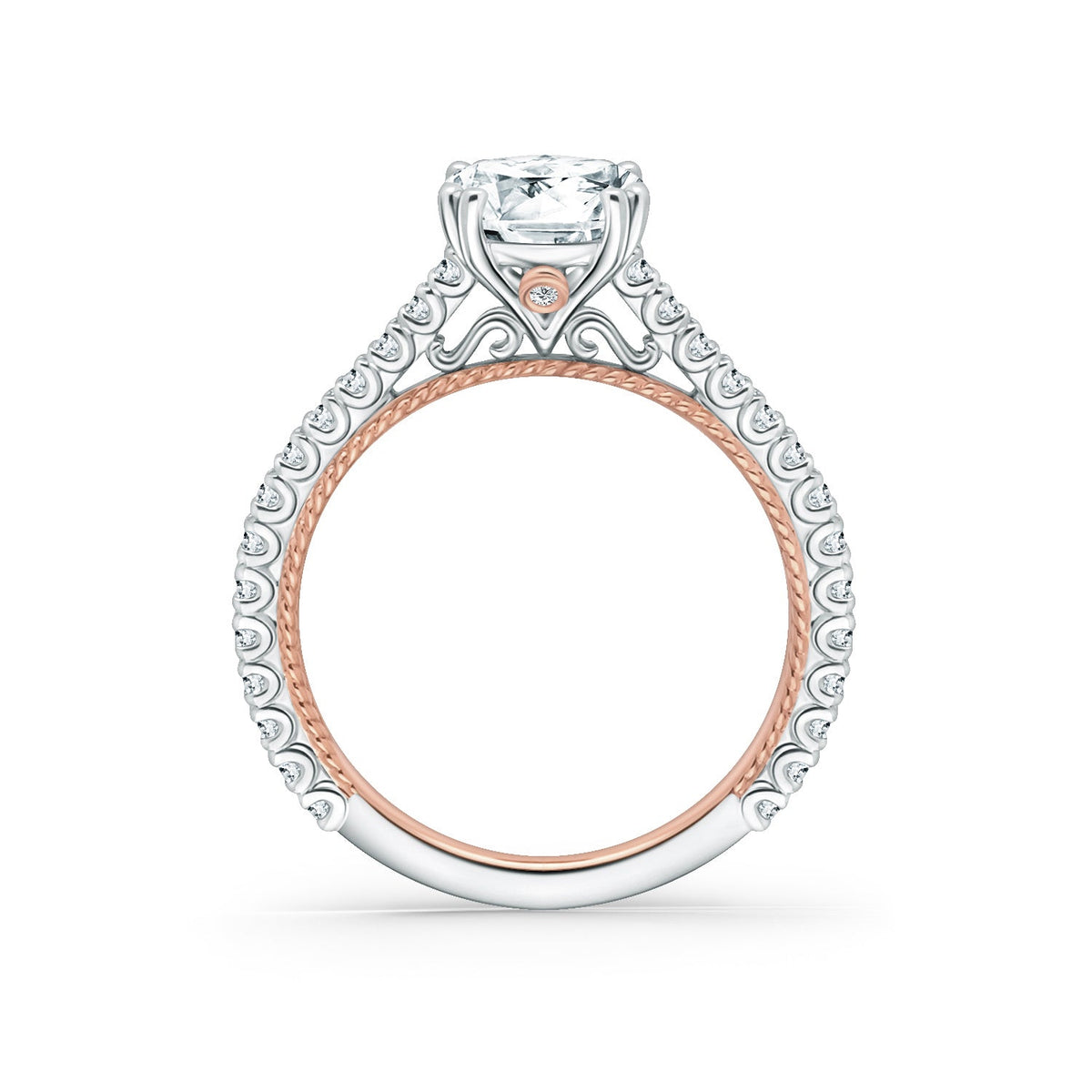 Rope Timeless Diamond Engagement Ring
