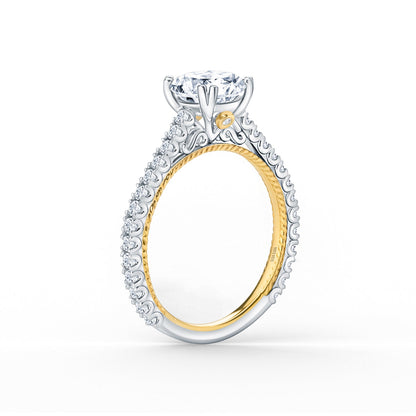 Rope Timeless Diamond Engagement Ring