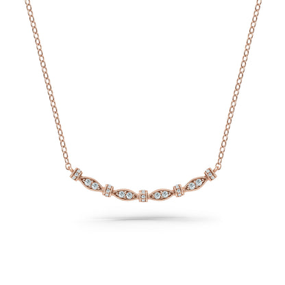 Diamond Designer Geometric Bar Necklace